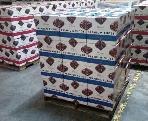 club store packaging pallet