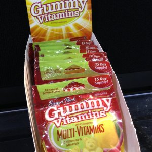 Gummy Vitamins Zipper Pouch