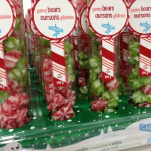 gummy bears in tube packaging