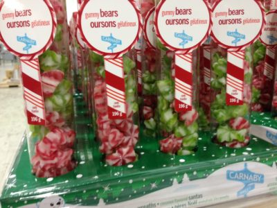 gummy bears in tube packaging