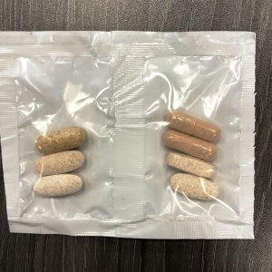 Supplements Pills in Pouch