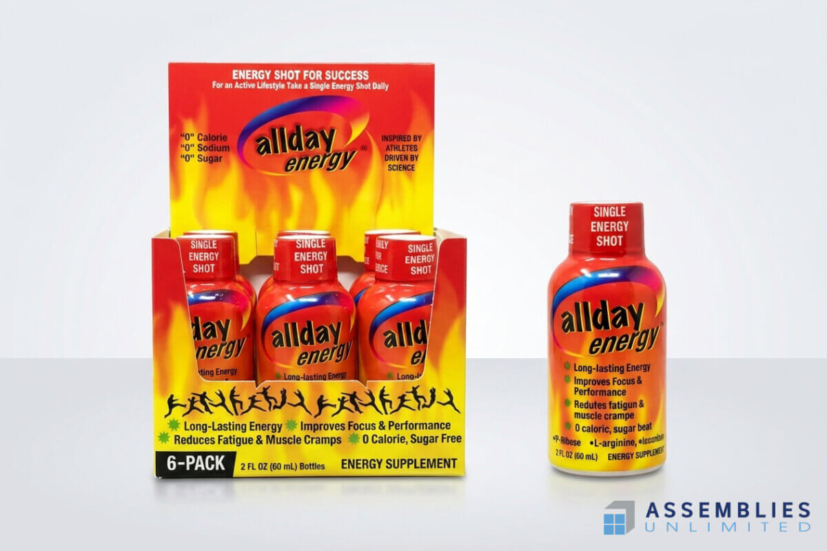 Allday Energy Bottle Filling Energy Shot