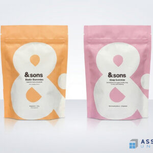 And Sons Gummy Supplements Packaging