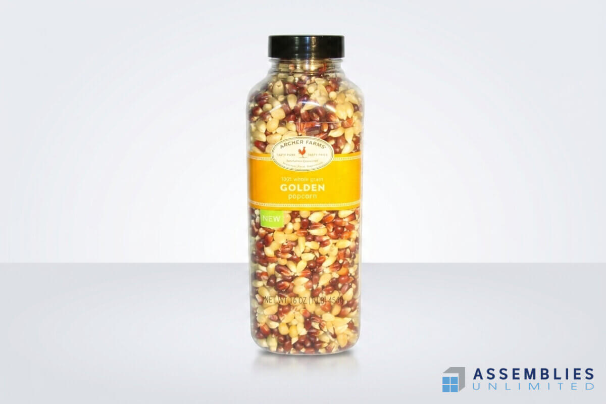 Archer Farms Golden Popcorn Bottle Filling