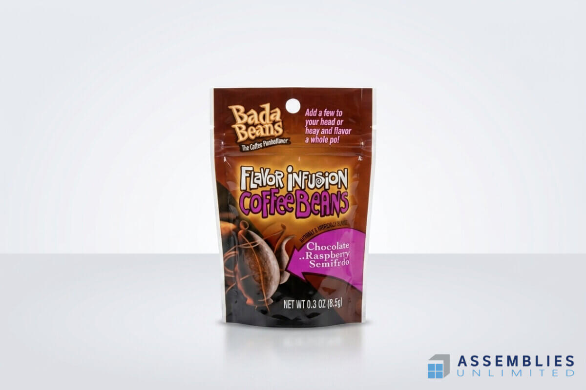 Bada Beans Chocolate Raspberry Coffee Pouch