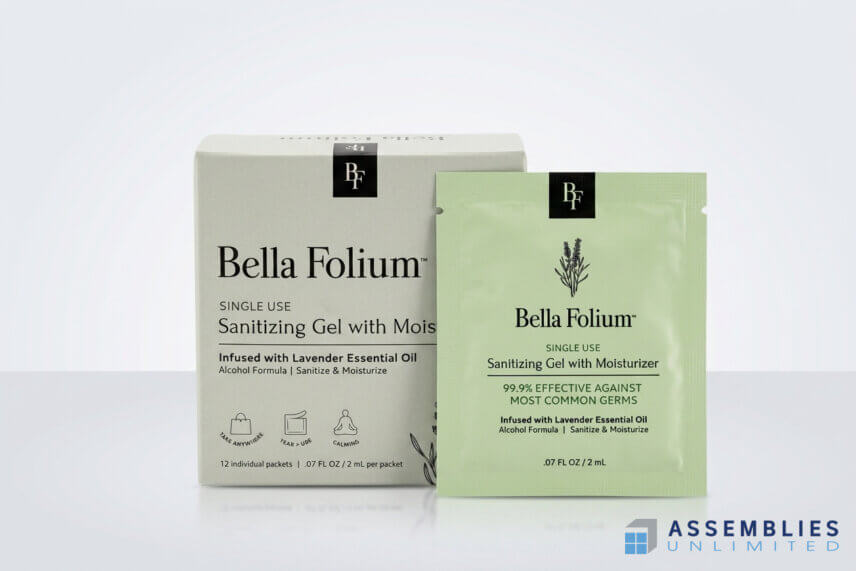 Bella Folium Sanitizing Gel Packets