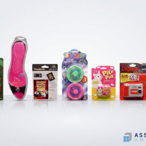 Blister Packaging Assorted Consumer Goods
