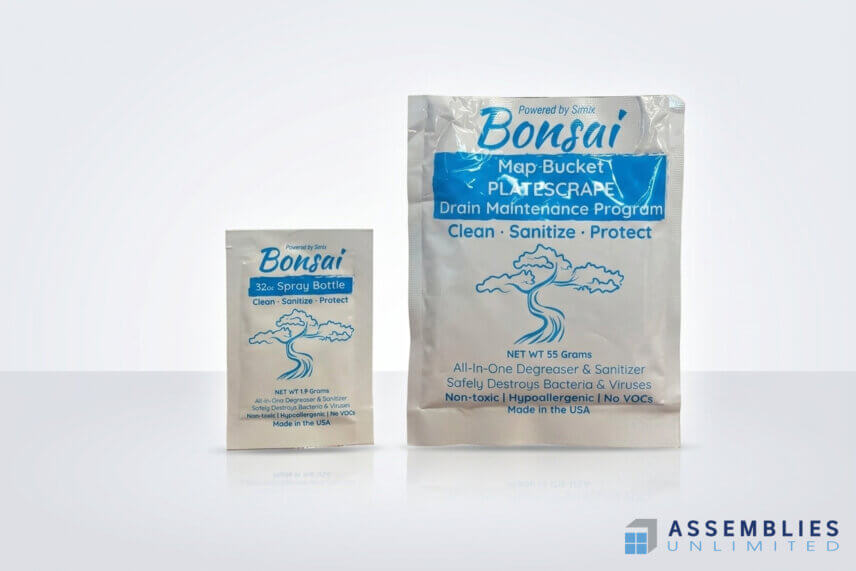 Bonsai Degreaser Sanitizer Flexible Packaging