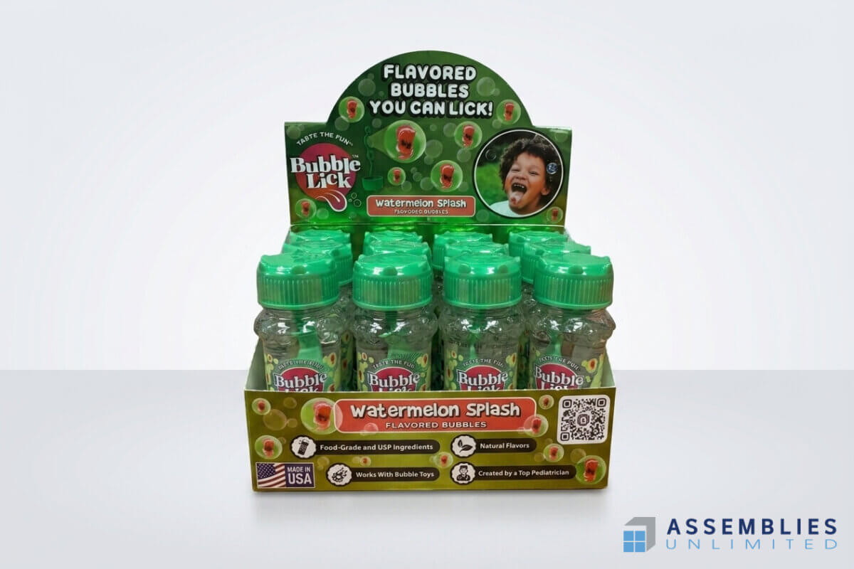 Bubble Lick Watermelon Splash Bottle Filling