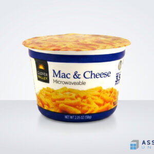 Clover Valley Mac Cheese Cup Food Packaging
