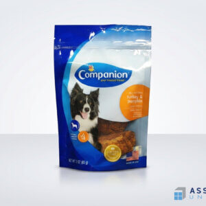 Companion Turkey Pumpkin Jerky Dog Treat Pouch