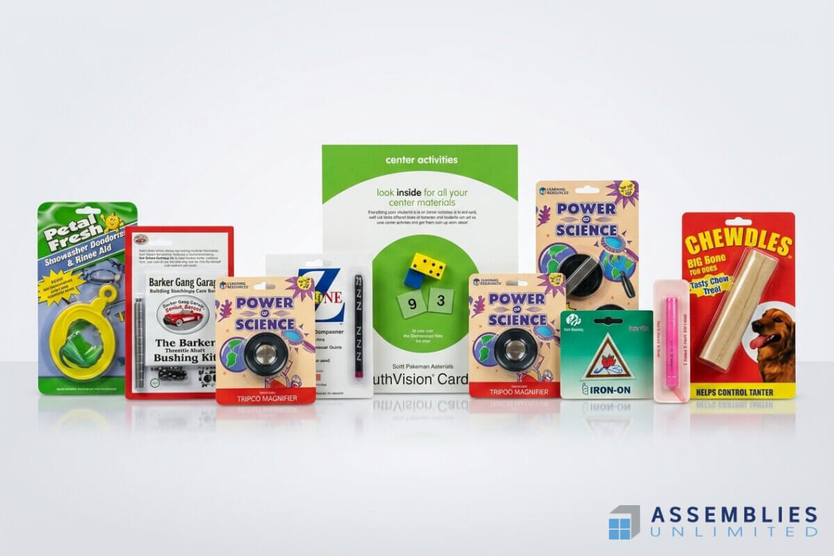Contract Packaging Blister Card Assortment