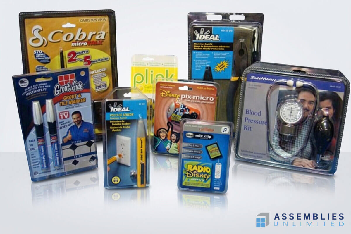 Contract Packaging Clamshell Various Products