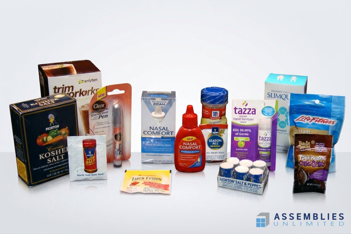 Contract Packaging Variety Product Display