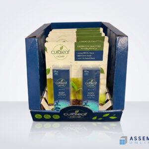 Curaleaf Hemp Body Lotion Club Store Packaging Curaleaf Hemp Body Lotion Club Store Packaging