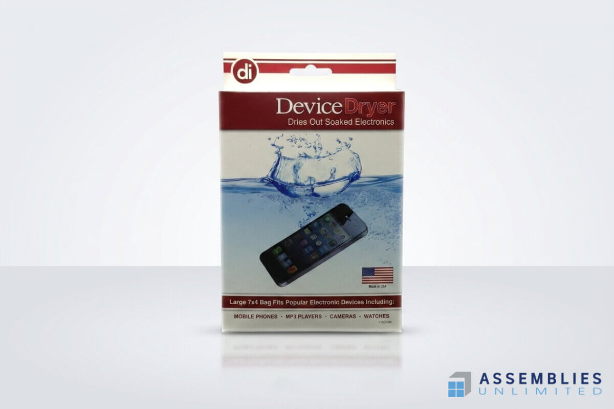 Device Dryer Bag Hand Assembly Packaging