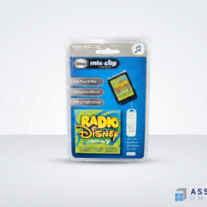 Disney Mix Clip Digital Music Card Packaging
