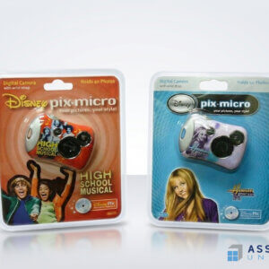Disney Pix Micro Clamshell Camera Packaging