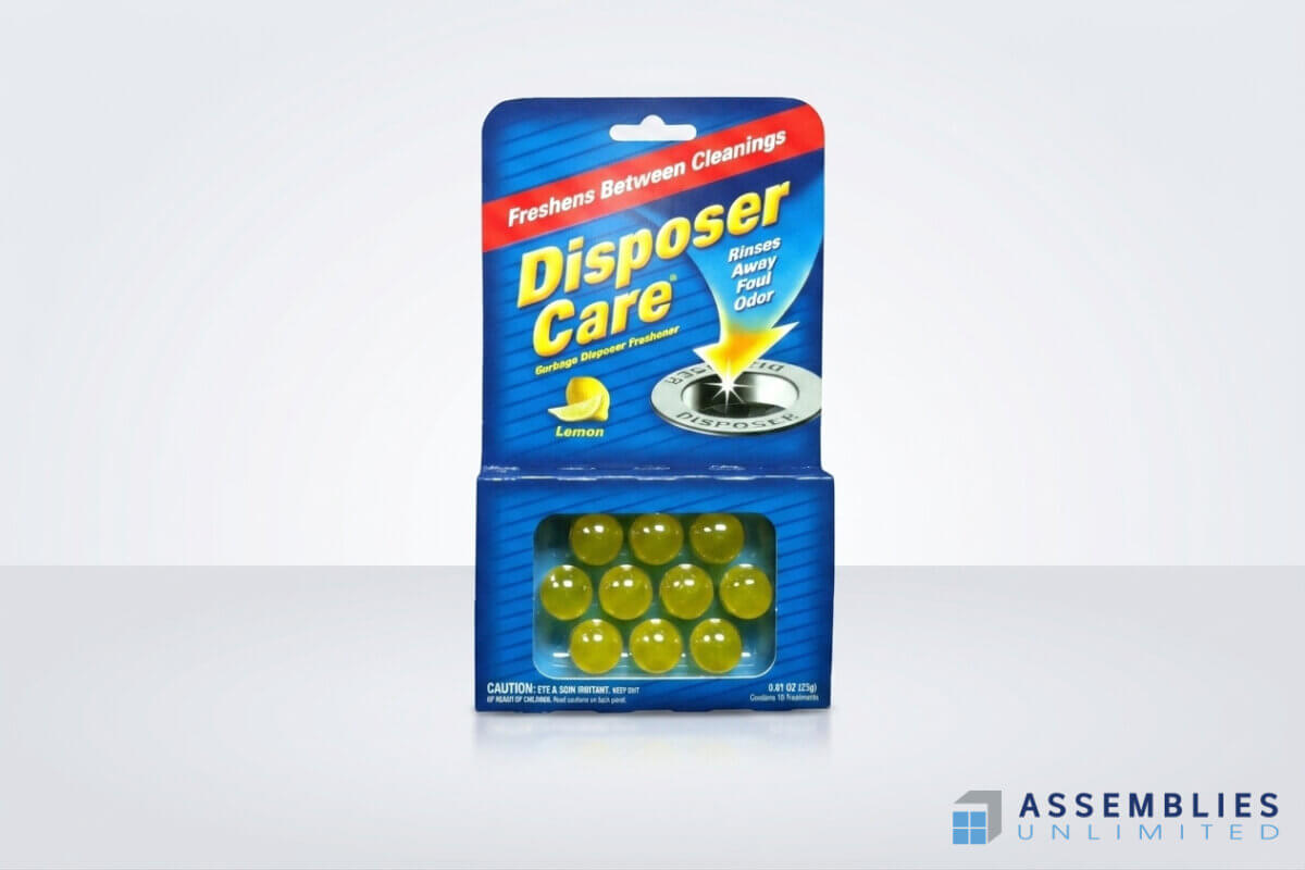 Disposer Care Lemon Freshener Packaging