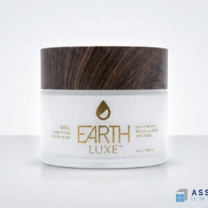 Earth Luxe Coconut Oil Bottle Packaging