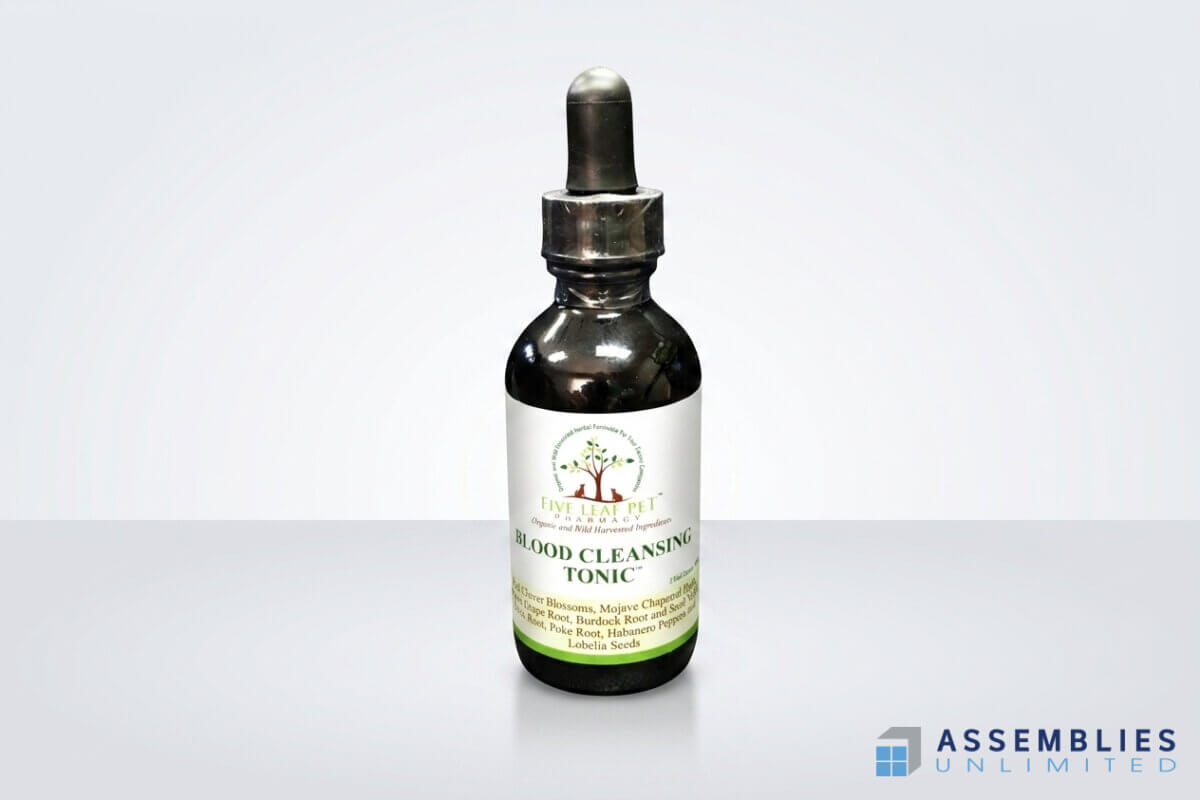 Five Leaf Pet Blood Cleansing Tonic Bottle