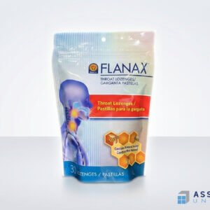 Flanax Throat Lozenges Food Packaging Pouch