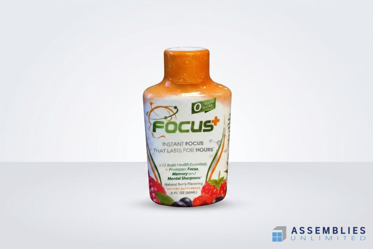 Focus Berry Bottle Filling Dietary Supplement