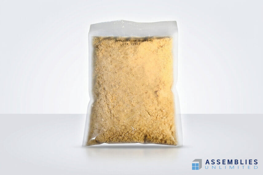 Food Packaging Apple Crisp Topping Pouch