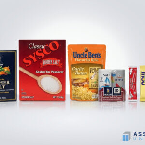 Food Packaging Salt Pepper Rice Variety