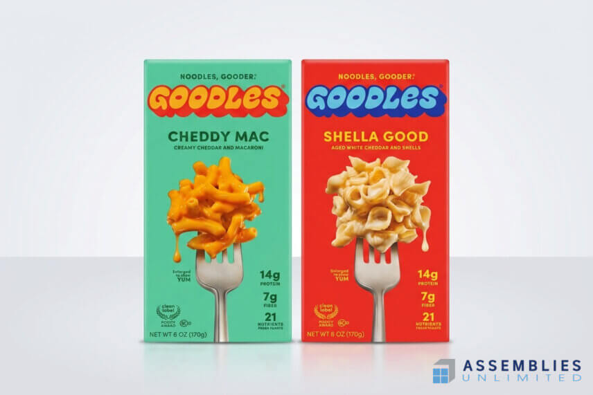 Goodles Macaroni Bag In Box Packaging