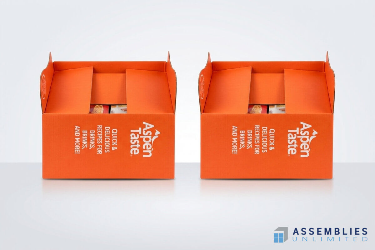 Hand Assembly Alpen Taste Packaging
