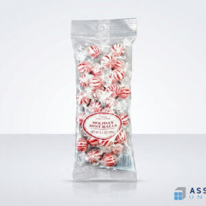 Holiday Mint Balls Bagging Packaging