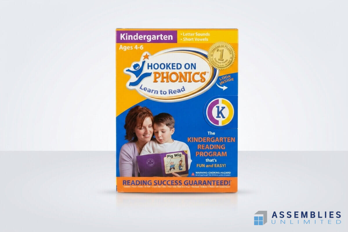 Hooked On Phonics Kindergarten Reading Program Box