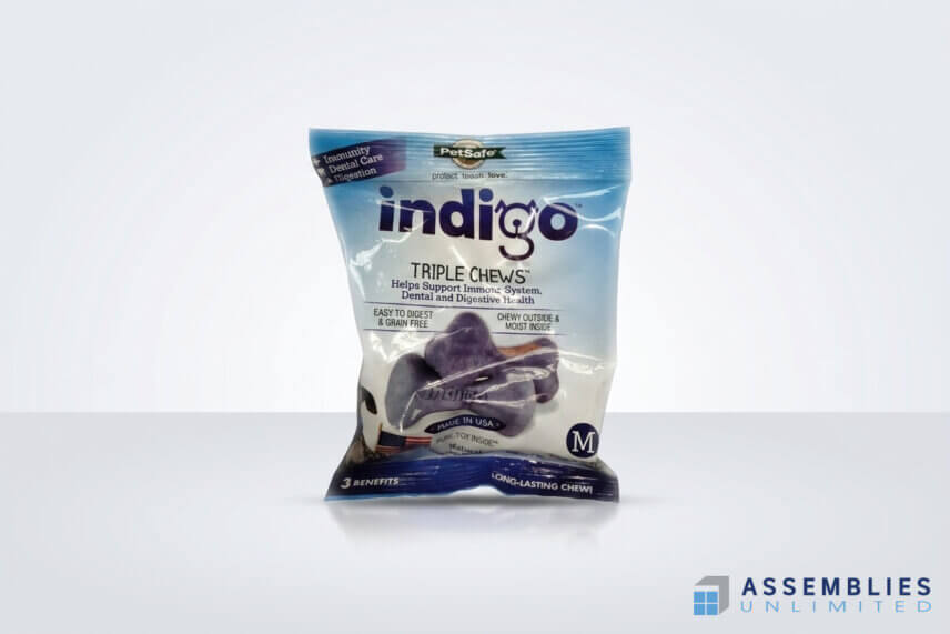 Indigo Triple Chews Dog Treat Pouch