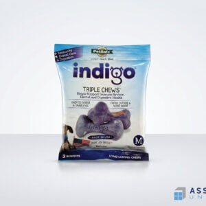 Indigo Triple Chews Pouch Flexible Packaging