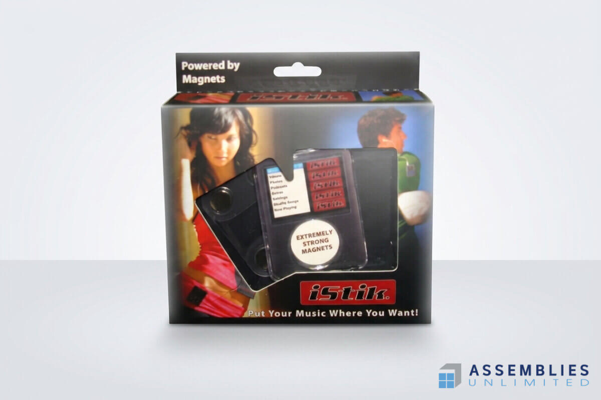 Istik Magnetic Audio Player Kitting Packaging