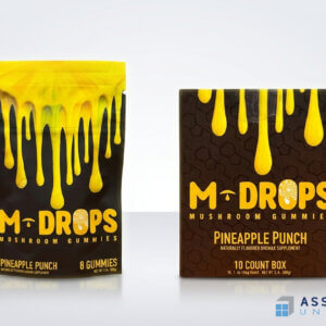 M Drops Mushroom Gummies Pouch Supplement