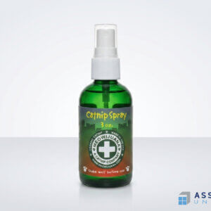 Meowjuana Catnip Spray Bottle Fill Packaging