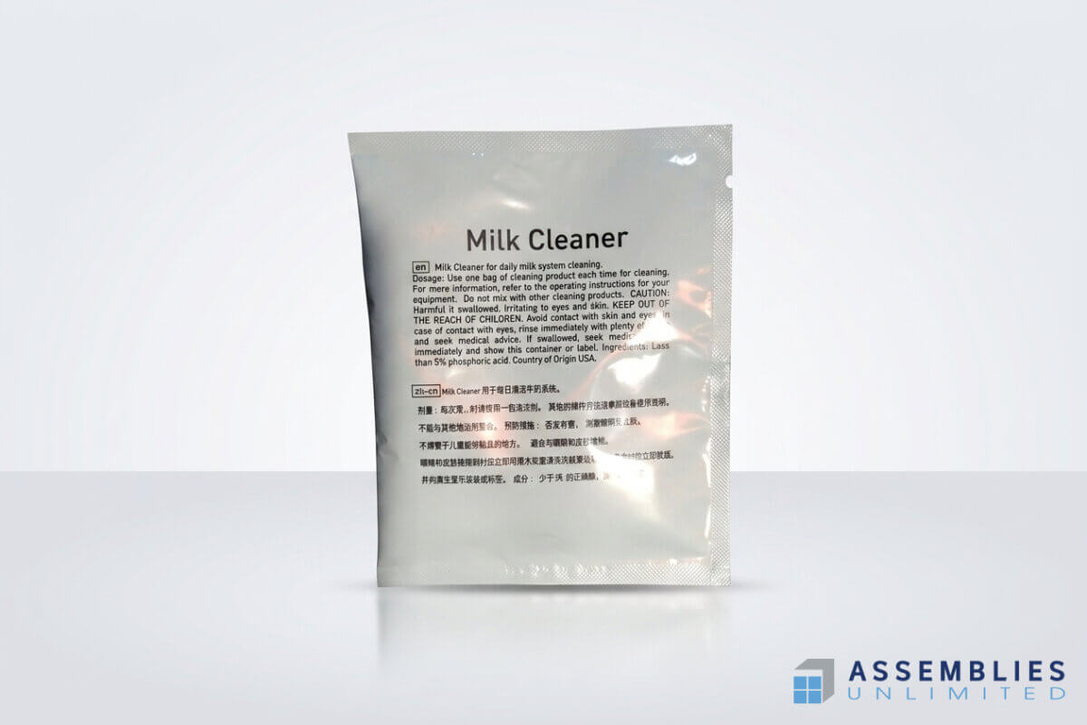 Milk Cleaner Flexible Packaging Pouch