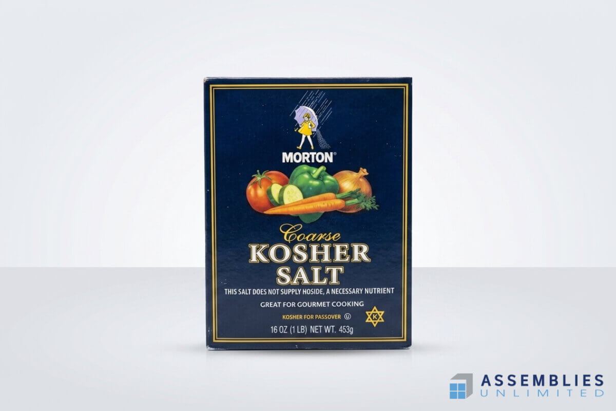 Morton Coarse Kosher Salt Cartoning