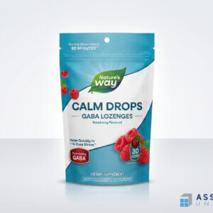 Natures Way Calm Drops Gaba Lozenges Pouch