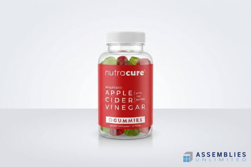 Nutracure Apple Cider Vinegar Gummies Bottle