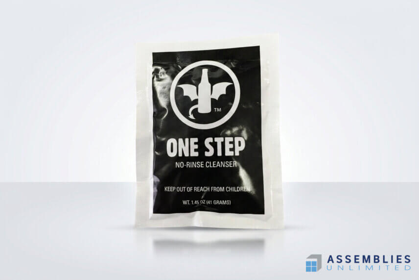 One Step No Rinse Cleanser Pouch