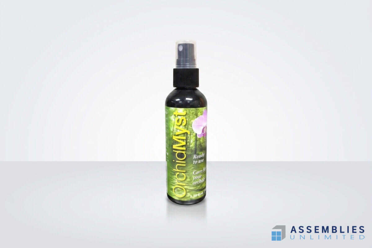 Orchid Myst Bottle Fill Packaging Spray