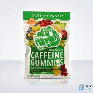 Punch Energy Caffeine Gummy Pouch