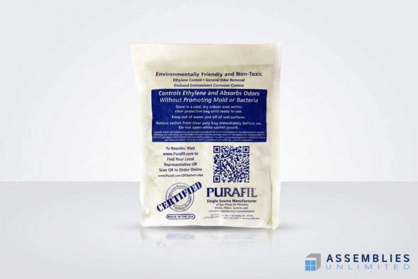 Purafil Ethylene Odor Control Sachet Packaging