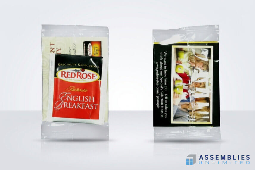 Red Rose English Breakfast Tea Cello Wrap