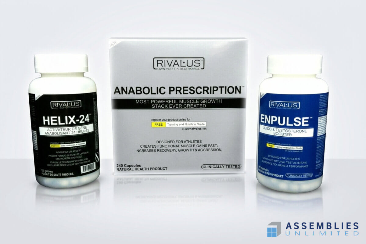 Rivalus Anabolic Prescription Bottle Filling