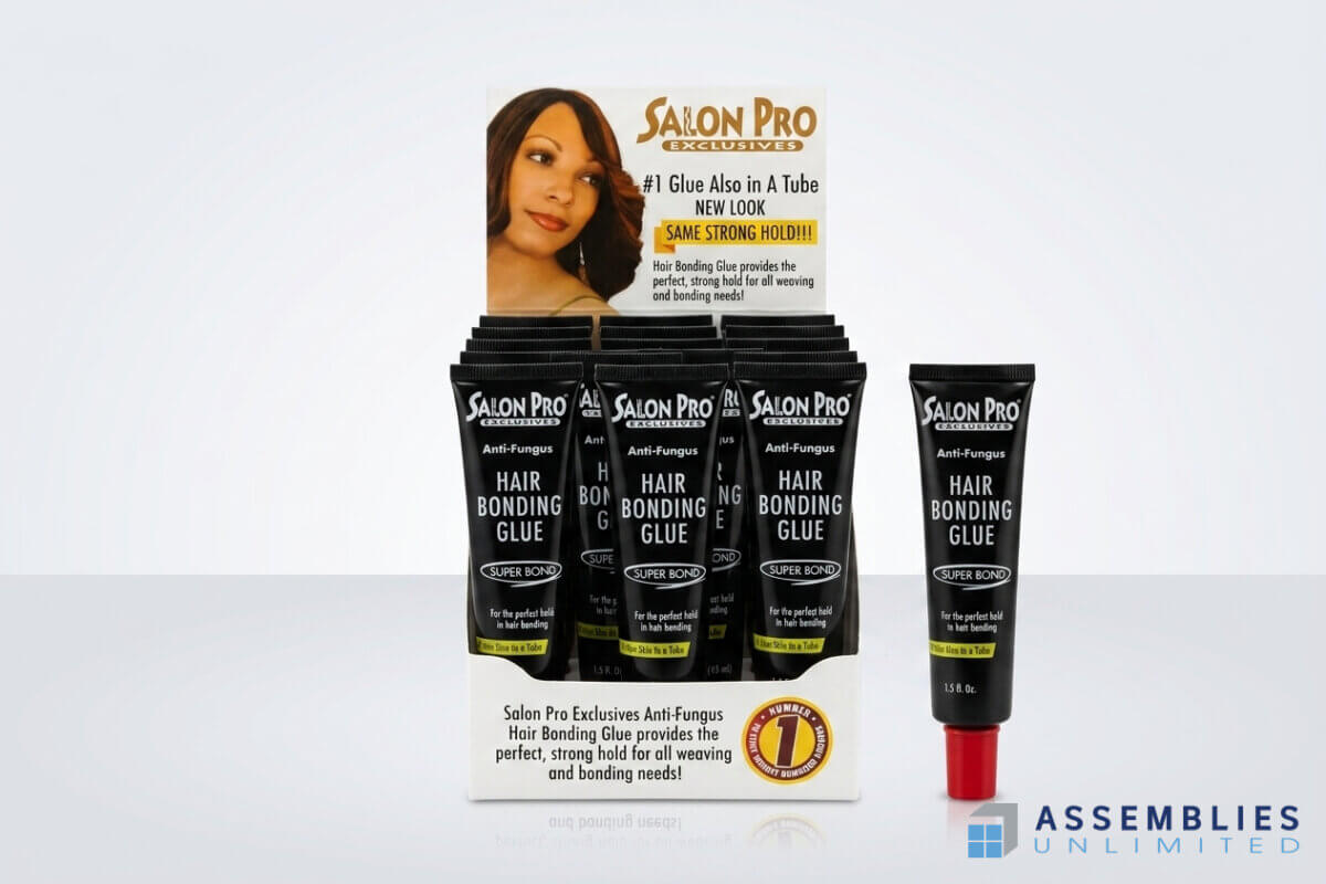 Salon Pro Hair Bonding Glue Tube Packaging