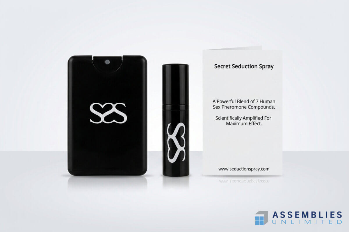 Secret Seduction Spray Bottle Fill Packaging